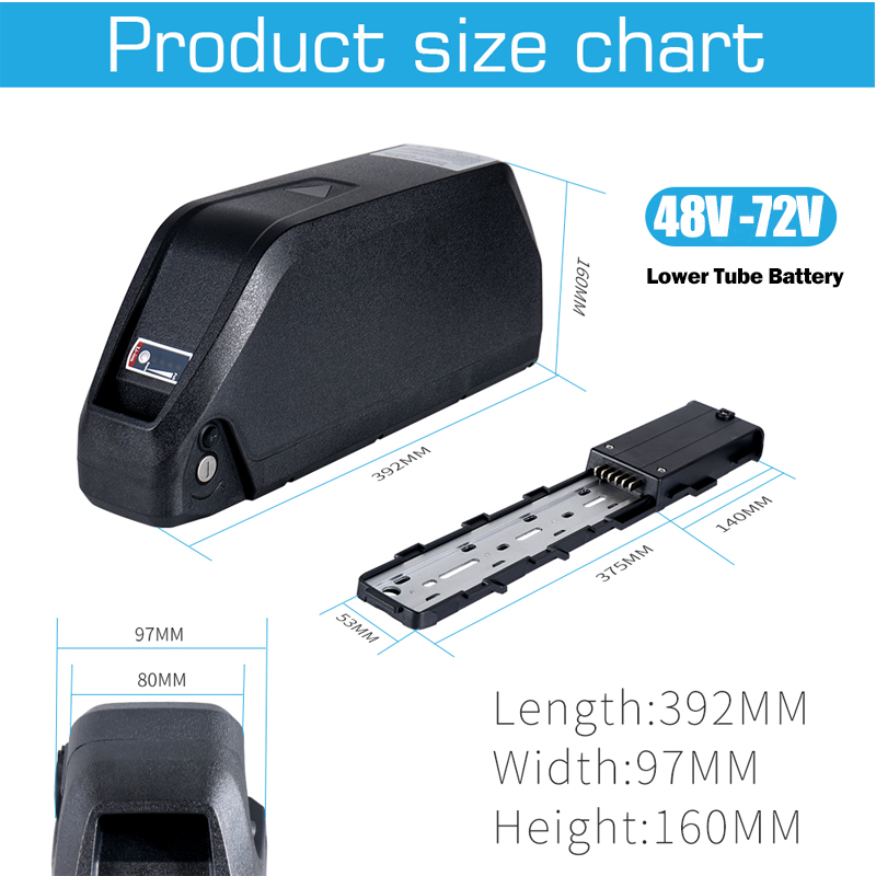 48v 52v 25ah 30ah 40ah 50ah 60 - 72V 50Ah 21700 Lithium Battery review and price