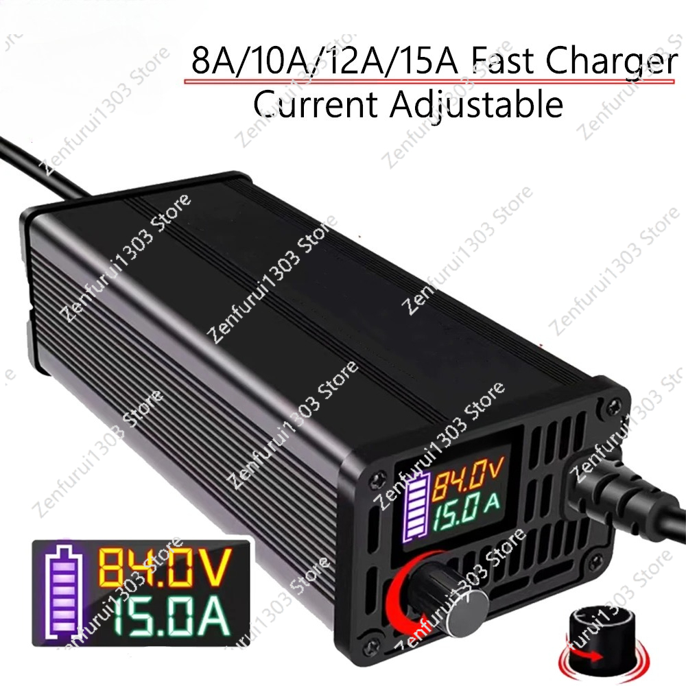 10A 15A 24V 48V 58.4V 72V 60V  - 72V 15A Fast Charger review and price